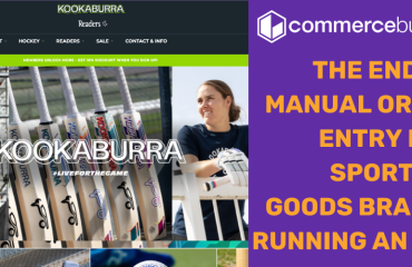THE END OF MANUAL ORDER ENTRY FOR SPORTING GOODS BRANDS RUNNING AN ERP